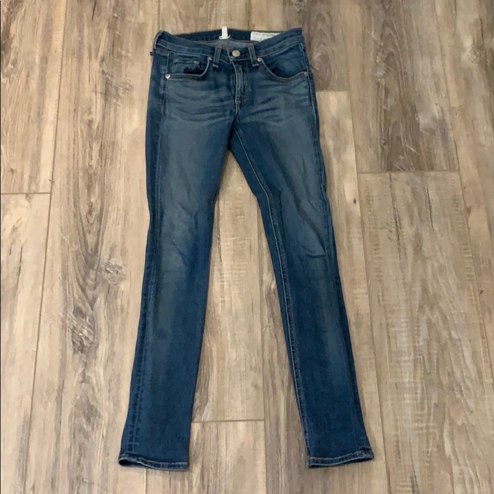 rag & bone Women's Skinny Jeans - Dark Blue